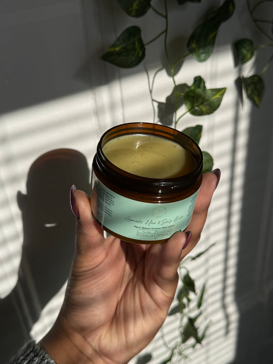 Herbal Hair & Scalp Balm- Plant-Based Grease Alternative